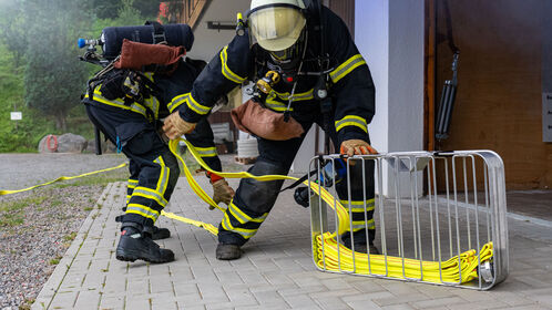 Gemeinsame Übung in Halbmeil